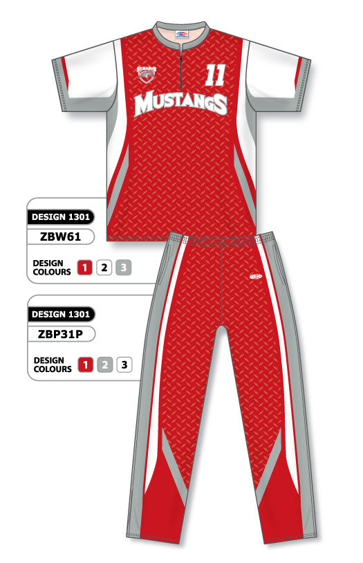Athletic Knit Custom Sublimated Basketball Warm Up Set Design 1301 (ZBWS61-1301)